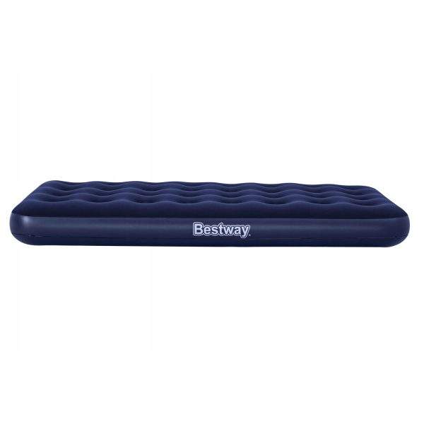 Felfújható matrac - egyszemélyes, velúr - kék - 188 x 99 x 22 cm    Bestway 56433 - Image 5