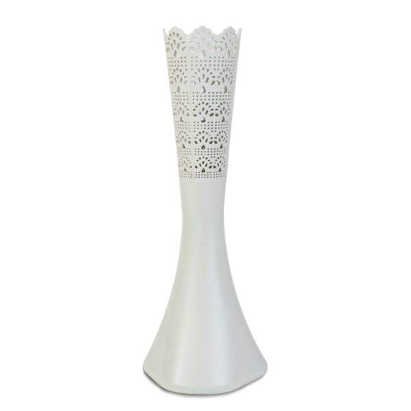 Váza - lézervágott - fehér - 40 cm    Vog und Arths 11876 - Image 2