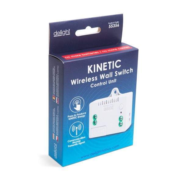 Vezeték nélküli KINETIC kapcsoló vezérlőegység - 110 - 230 V AC    Delight 55356R - Image 5