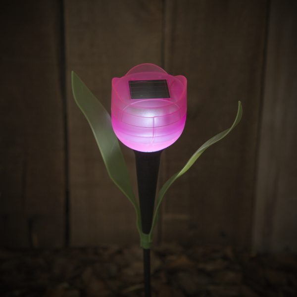 LED-es szolár tulipánlámpa    Garden of Eden 11703