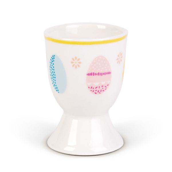 Húsvéti dekoráció - porcelán tojástartó - 6,5 cm     CMK-7819 - Image 2