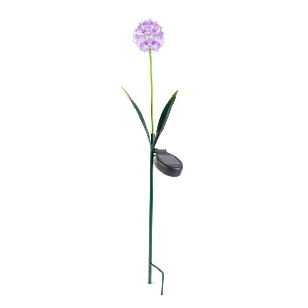 Leszúrható szolár virág - hortenzia - 2 féle - 25 melegfehér LED - 13 x 7 x 65 cm    Garden of Eden 11738 - Image 3