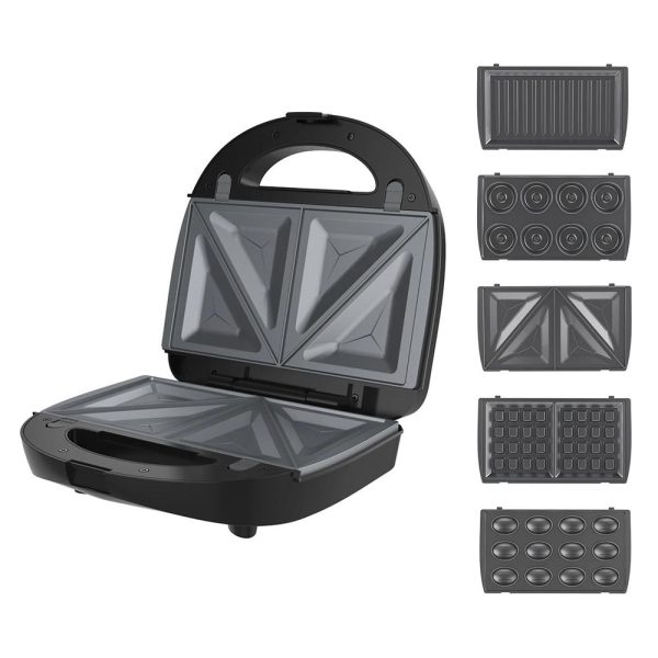 WinningStar - Tapadásmentes melegszendvics sütő 5 az 1 -ben - 750 W    WinningStar DA01185