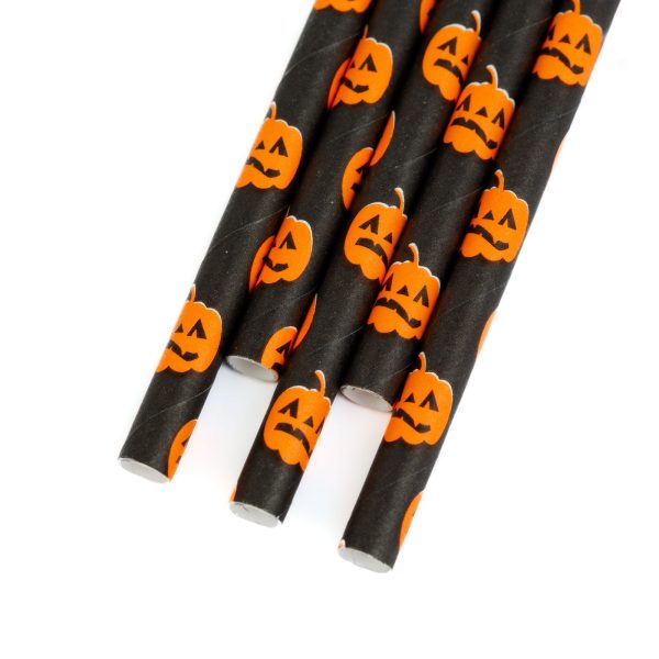 Papír szívószál - halloween - 197 x 6 mm - 25 db / csomag    Family 57606 - Image 2