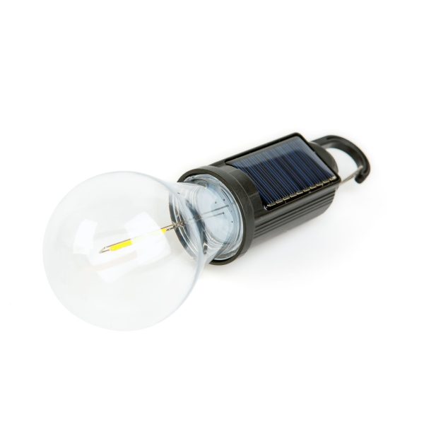 Akasztható szolár lámpa - villanykörte alakú - USB-C - 100 lumen - 400 mAh    Phenom 18585 - Image 4