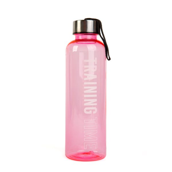 Sport kulacs - műanyag, átlátszó - 550 ml - 3 színben    Family 57216 - Image 4