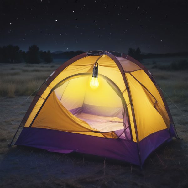 Akasztható szolár lámpa - villanykörte alakú - USB-C - 100 lumen - 400 mAh    Phenom 18585 - Image 5