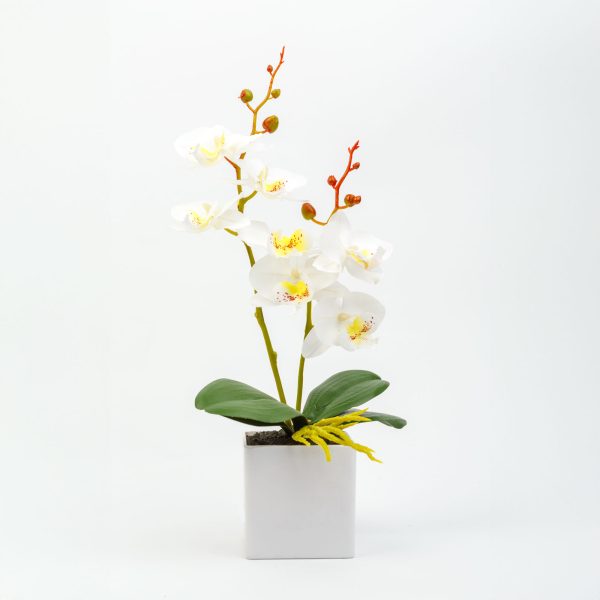 Műnövény dekoráció - orchidea - 3 féle - 37 cm     11902 - Image 6