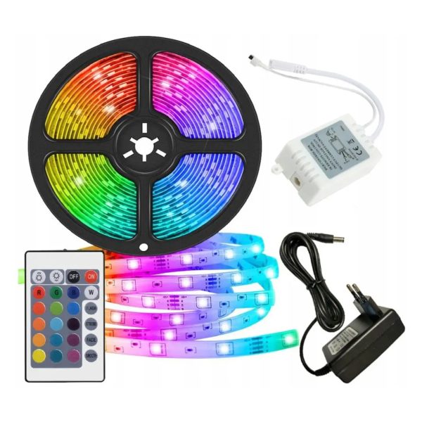 RGB LED szalag - 5 m - 60 LED / m - IP65     DA00270