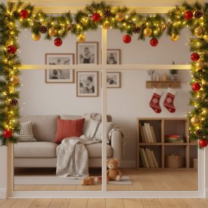 Fenyő girland - zöld - 270 cm - PET 56451