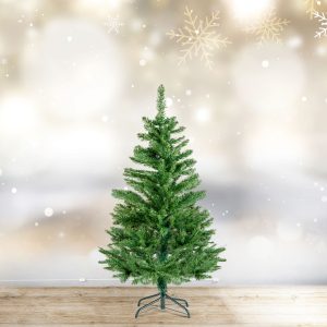 Műfenyő - 120 cm - Nordmann - PVC - sötétzöld     56486C