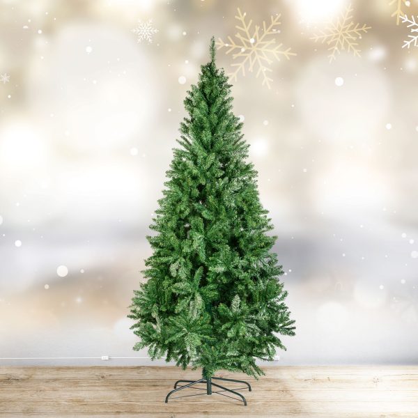 Műfenyő - 180 cm - Nordmann - PVC - sötétzöld     56486E