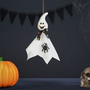 Halloween-i dekoráció - felakasztható - szellem - 48 x 44 cm 56594C