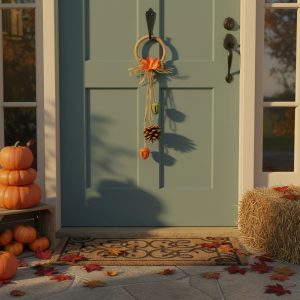 Őszi dekoráció - ajtódísz - 2 féle - 30,5 cm 59018