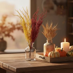 Őszi dekoráció - 2 féle - 40 x 10 cm 59025