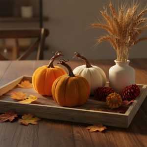 Őszi dekoráció - tök - 3 féle - 11 x 13 cm     59030