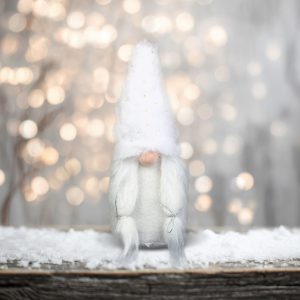 Textil dekoráció - manó - 22 x 8 x 8 cm 59506