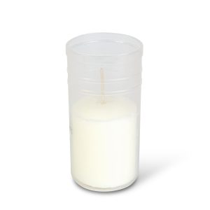 10 db-os mécses betét - Ø4,8 cm - szín: fehér TW1004