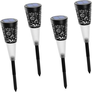LED szolár lámpa - 5 LED - leszúrható - 600 - 4 db / csomag DA00274