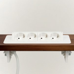 Rejtett elosztó - 4-es - Felnyíló kivitel - fehér Delight 20446WH