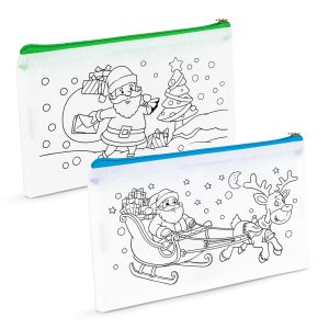 Színezhető tolltartó - 4 filccel - 21 x 12 cm - 2 féle 57319B