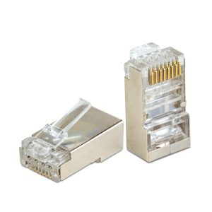 8P8C moduláris dugó - átmenő - FTP CAT6 RJ45    Delight 05232D