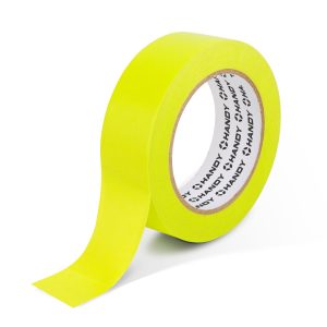 Maszkolószalag - vízbázisú - 50 m x 24 mm - sárgászöld - autóipari, hőálló Handy 11062