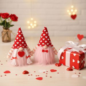 Textil dekoráció - manó - 20 x 13 x 9 cm - 2 féle     59504