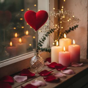 Leszúrható dekoráció - szív - 60 x 12 x 3 cm     59513