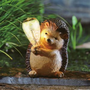 Szolár állatfigura - süni - 1 x filament LED - 16 x 19 x 23 cm    Garden of Eden 11419