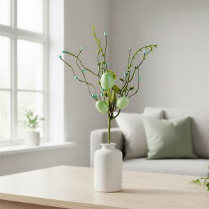 Húsvéti tojásfa ág - zöld - 28 x 16 cm     57926C