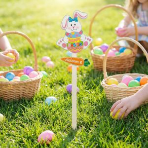 Húsvéti dekoráció - leszúrható nyuszi - 70 cm     57985