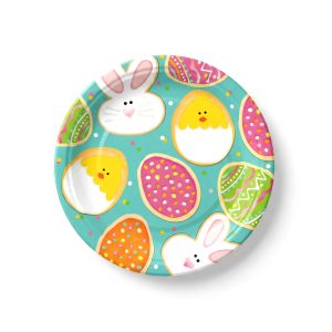 Húsvéti papírtányér - 23 cm - 8 db / csomag     57988