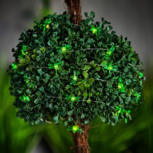 Szolár LED fényfüzér - szitakötő - 2,4 m - 25 LED - melegfehér    Garden of Eden 58220E