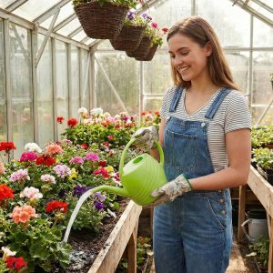 Öntözőkanna 1,45 L - zöld -  30 x 20 cm     11325B