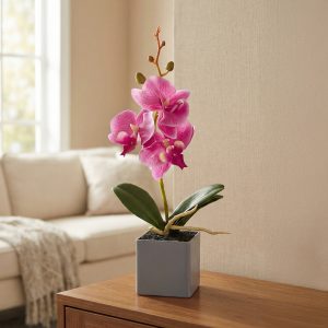Műnövény dekoráció - orchidea - 3 féle - 29,5 cm     11914