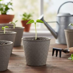 Palántanevelő cserép - Ø8 cm - kerek, papír - 10 db / csomag     11986