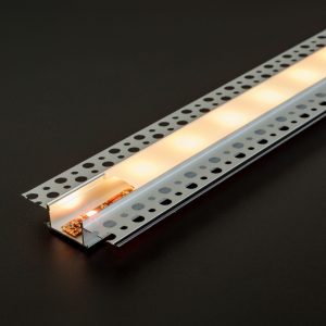 LED aluminium profil sín - vakolható, gipszkartonba süllyeszthető - 1000 x 61 x 13 mm    Phenom 41025A1