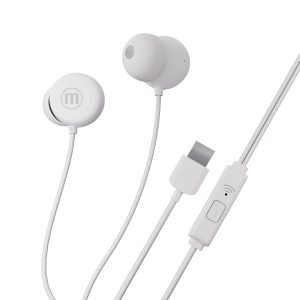 Maxell vezetékes fülhallgató - fehér - USB-C (INBAX)    Maxell 52050