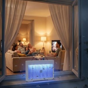 UV Rovarcsapda - Type-C - akkumulátoros, felakasztható - fehér    Garden of Eden 55619WH