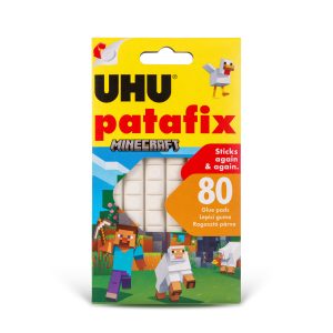 UHU Patafix gyurmaragasztó - fehér - 80 db - Minecraft    UHU U41988