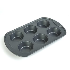 Baker’s Secret Classic Line 6 darabos muffin sütőforma - 31,3 x 18,6 x 3,6 cm    Baker's Secret BS10006