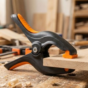 Szorító csipesz - 2" / 55 mm - 160 x 115 mm - műanyag - fekete / narancssárga Handy 10284
