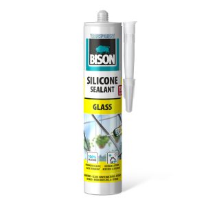 Bison üvegező szilikon, átlátszó, 280ml    Bison B13754
