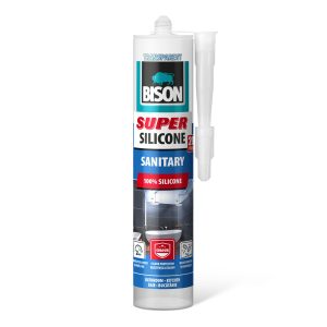 Bison Super szaniter szilikon, átlátszó, 280 ml    Bison B17049