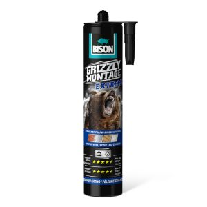 BISON Grizzly extrém erős szerelési ragasztó, 435g    Bison B27449