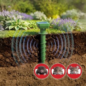 Leszúrható szolár kártevőriasztó - 80 mAh - 500 m2 - IP44 Garden of Eden 55636