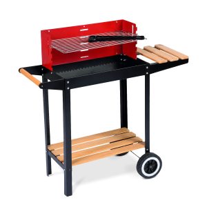 Grillsütő - szögletes, kerékkel - 83 x 28 x 83 cm 56259