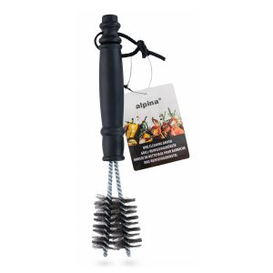 Grilltisztító kefe - műanyag nyéllel - 25 x 5 x 3 cm - fekete 56283C