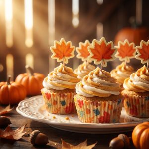 Muffin papír szett - pálcikákkal - 24 + 24 db Bewello 59048A